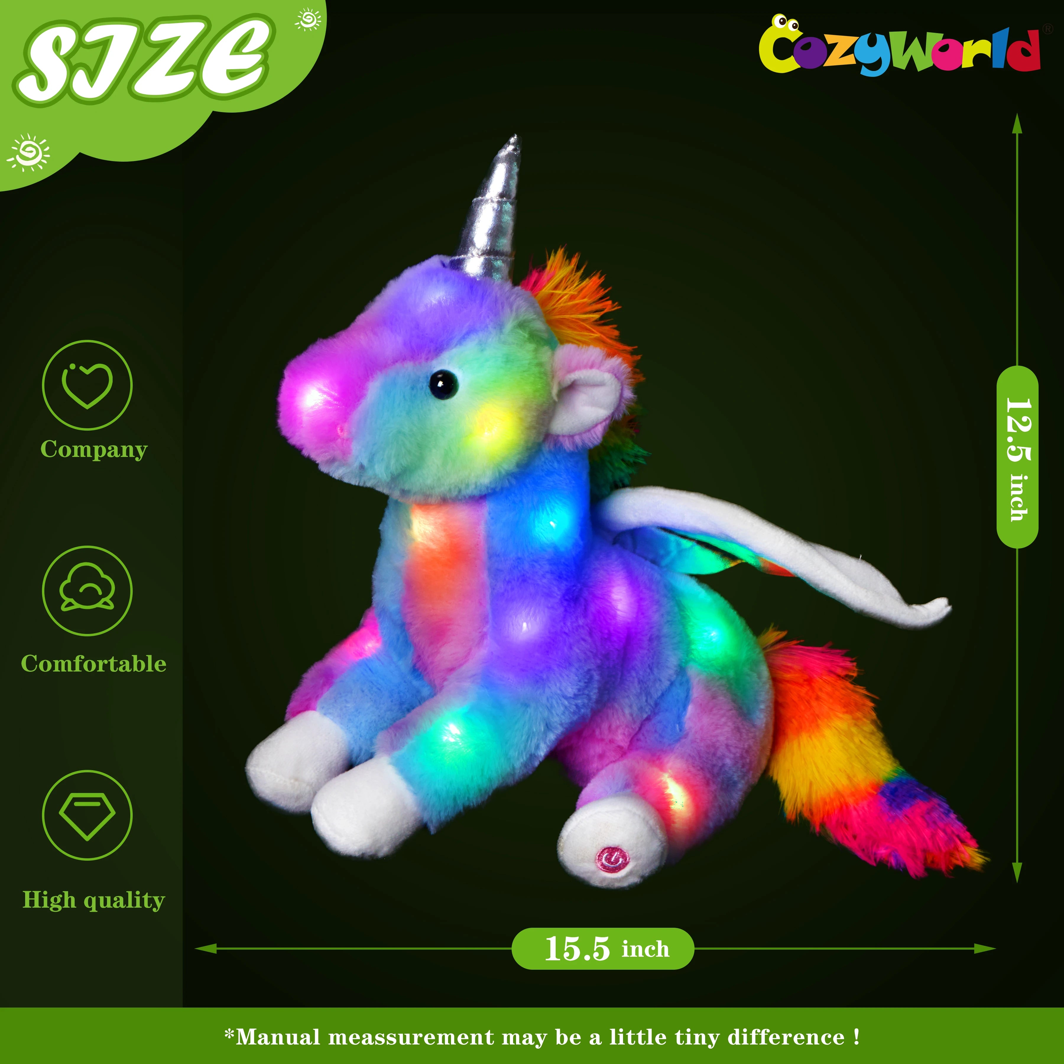 Glow Guards LED Luminous Music Toy Throw Pillow