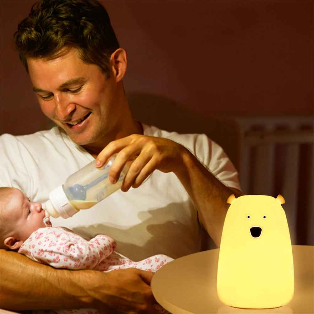 Cute Bear LED Night Light 