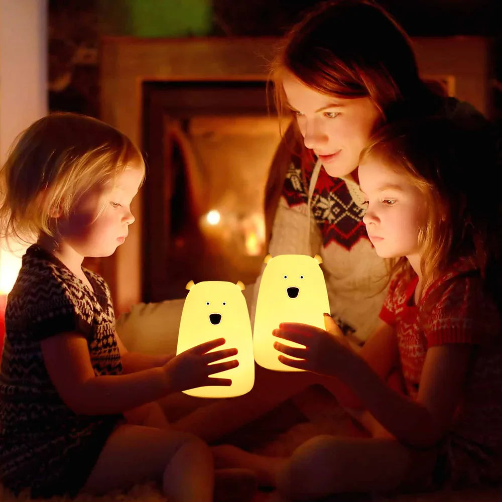 Cute Bear LED Night Light 