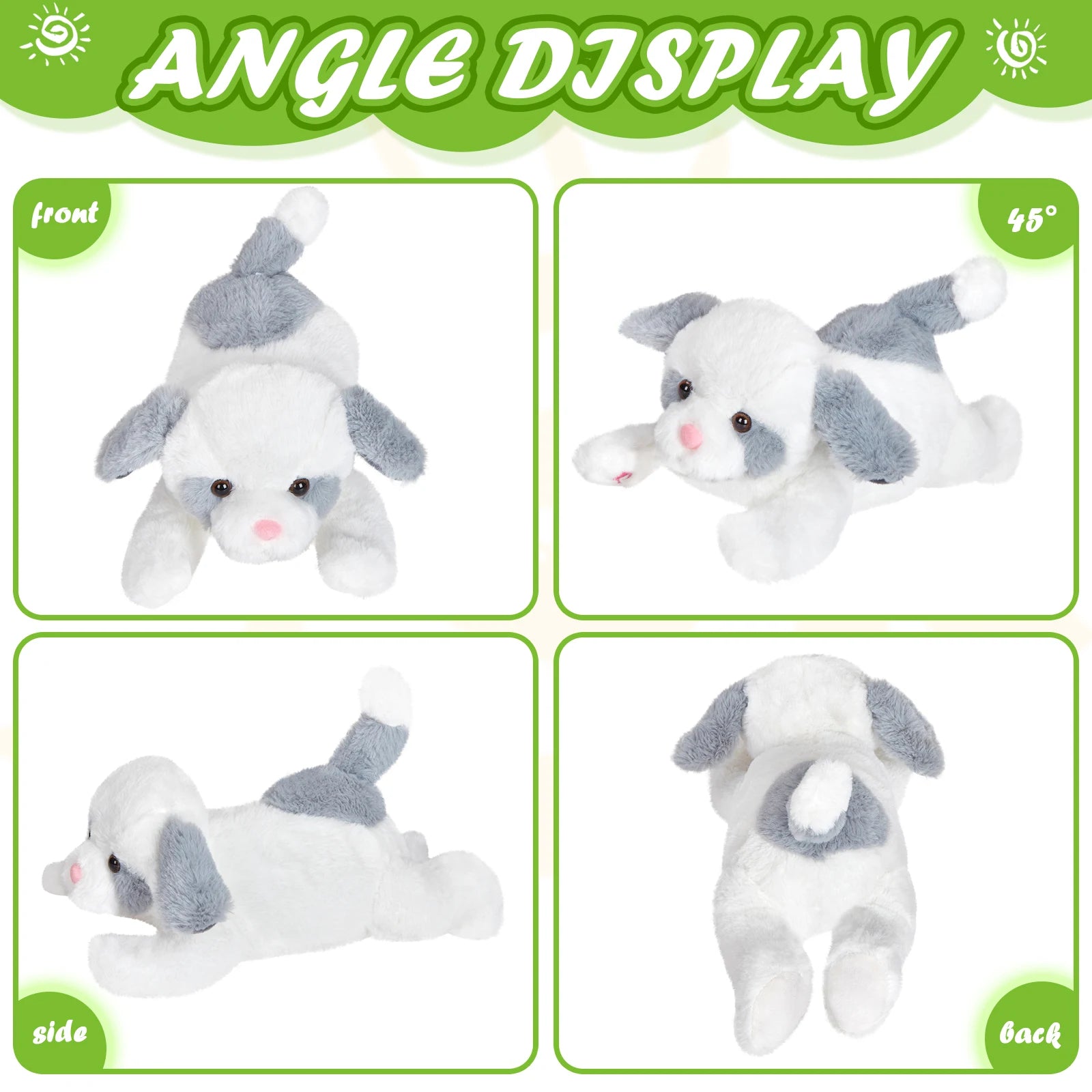 35cm LED Light Musical Luminous Plush Toy Dog