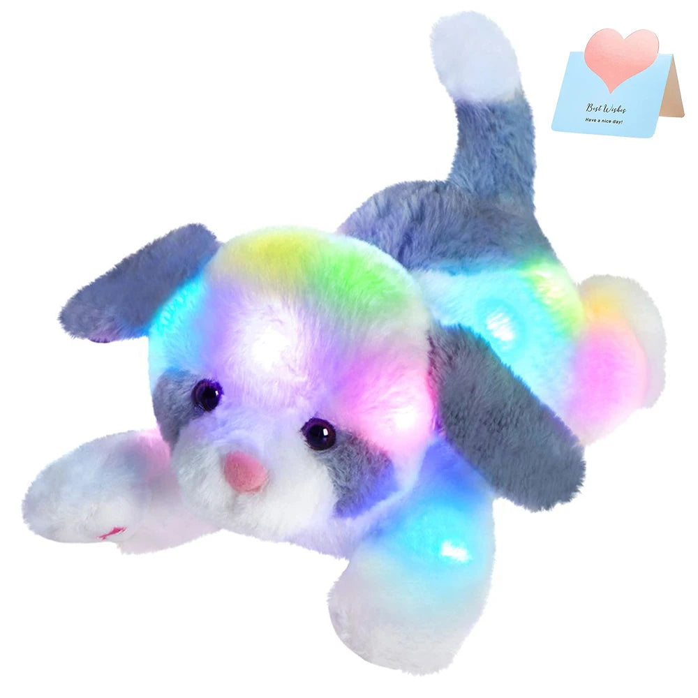 35cm LED Light Musical Luminous Plush Toy Dog